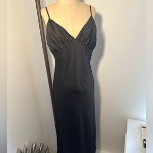 NWT Abercrombie & Fitch satin maxi dress